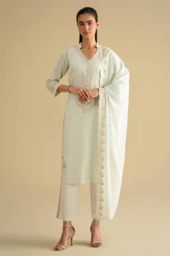 2 Piece - Embroidered Suit - KFE26-230