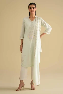 2 Piece - Embroidered Suit - KFE26-230