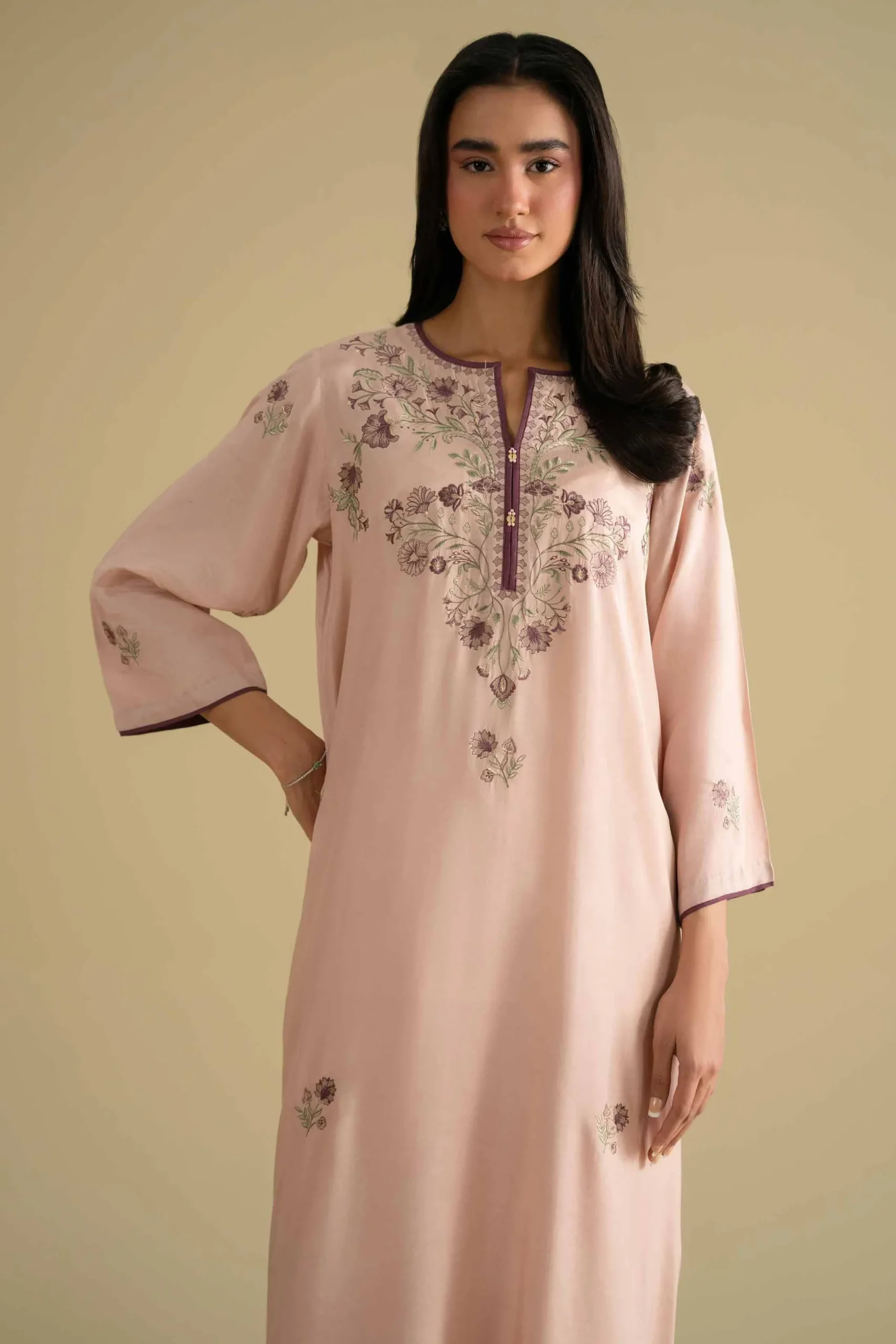 2 Piece - Embroidered Suit - KFE26-32