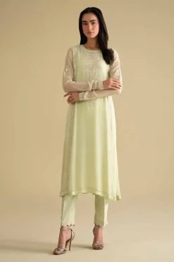 2 Piece - Embroidered Suit - KFE26-60
