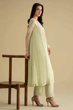2 Piece - Embroidered Suit - KFE26-60
