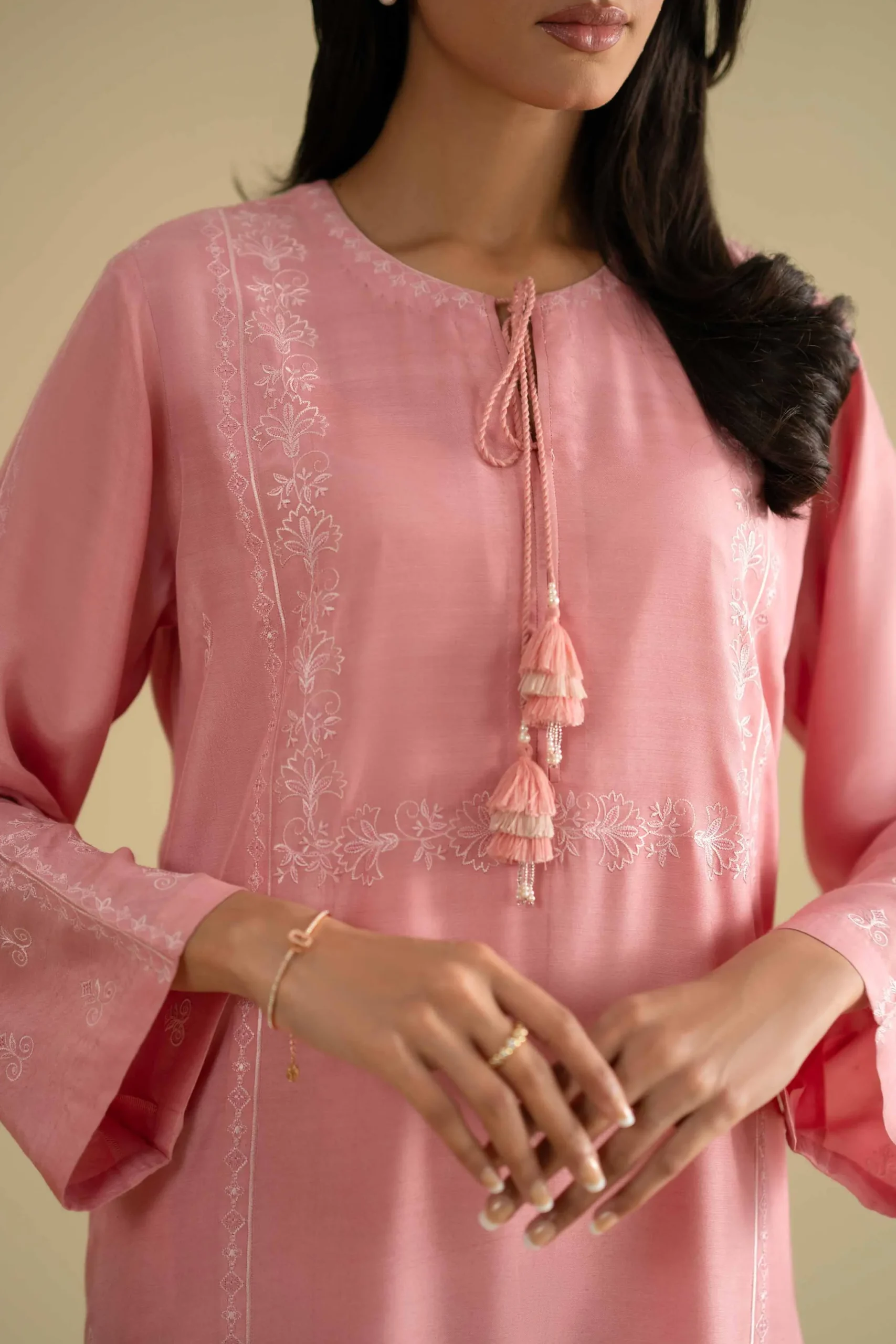 2 Piece - Embroidered Suit - KFE26-69