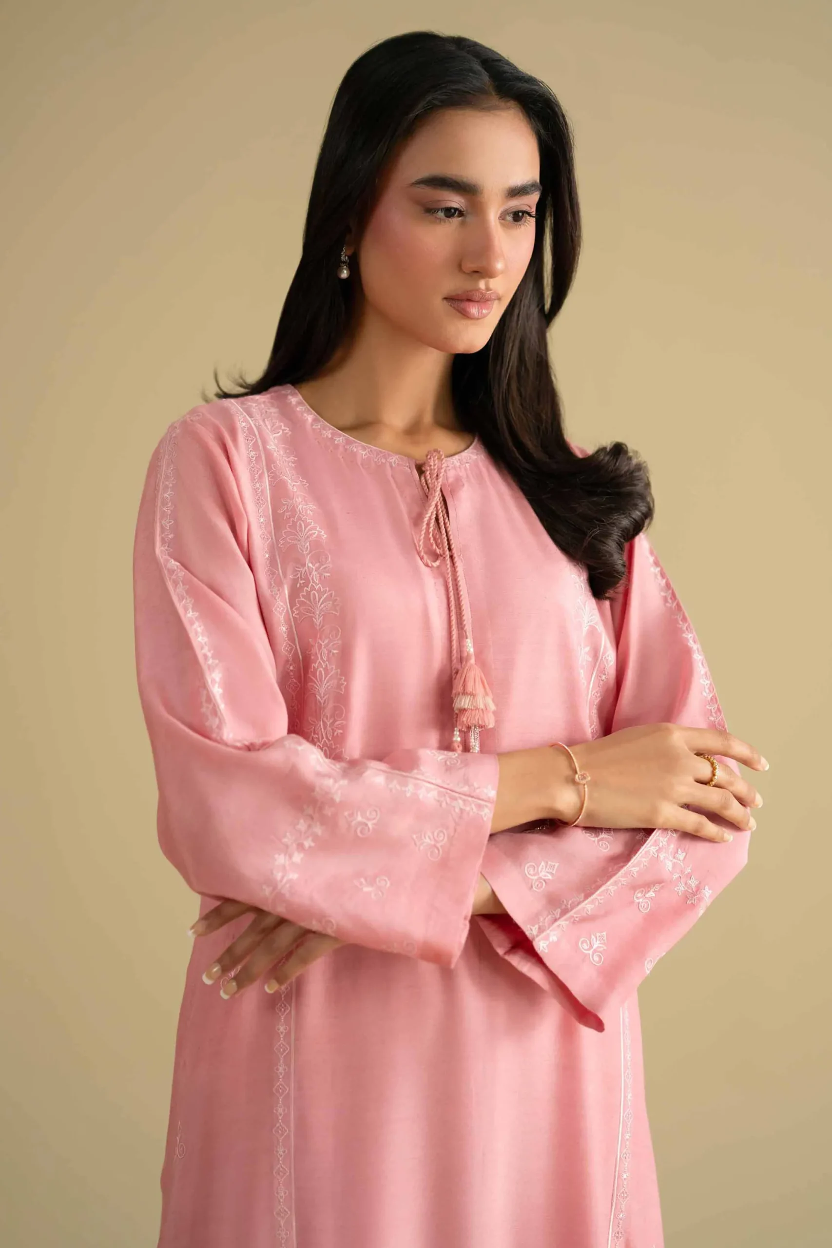 2 Piece - Embroidered Suit - KFE26-69