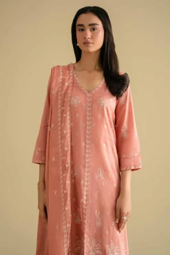 3 Piece - Embroidered Suit - KFE26-75