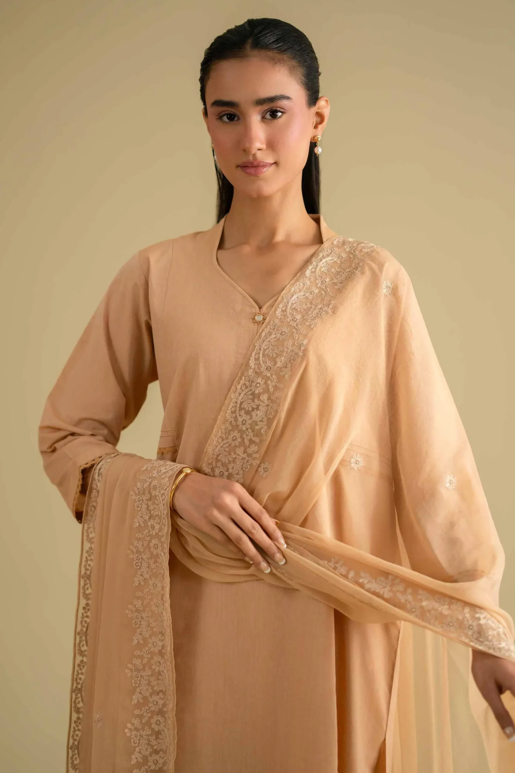 3 Piece - Embroidered Suit - KFE26-81