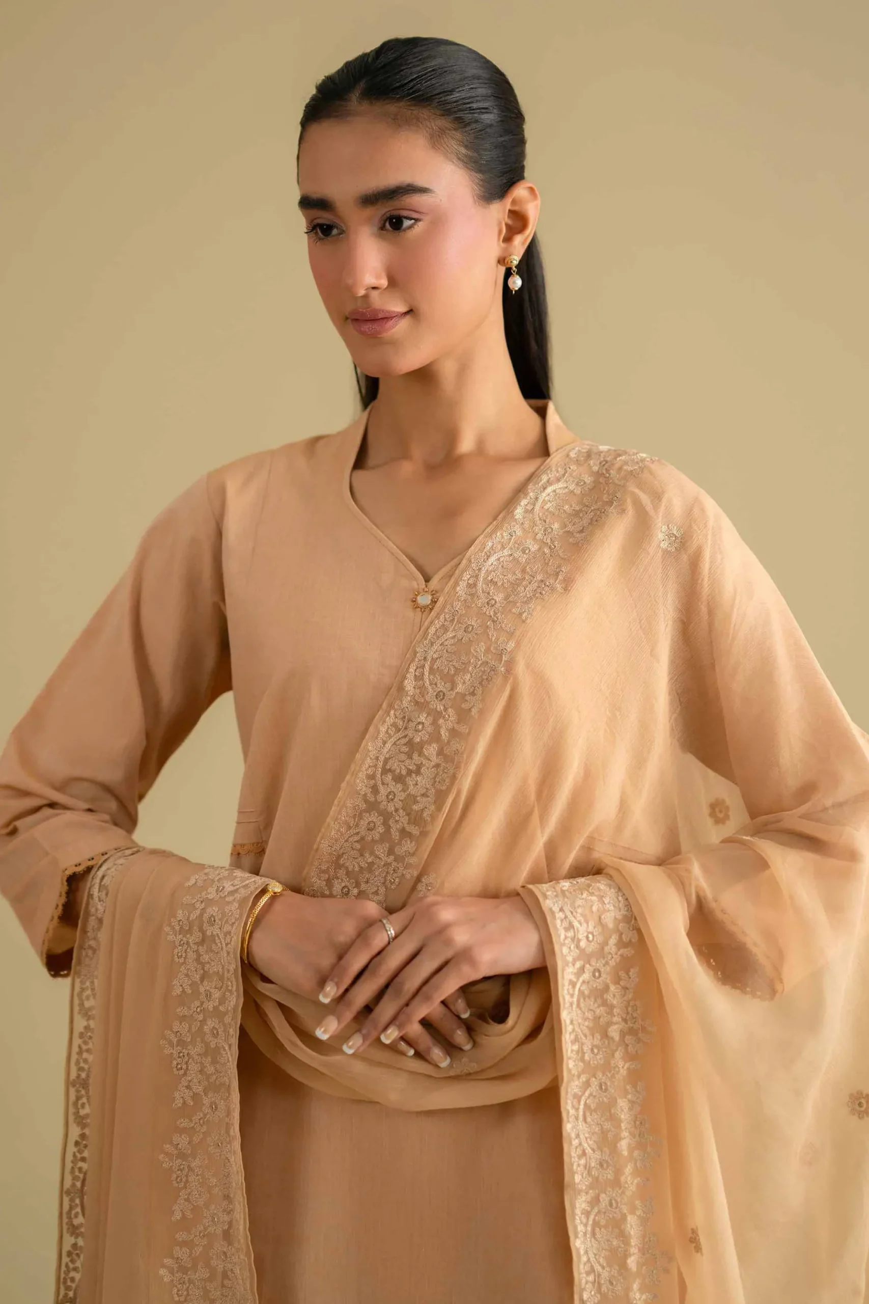 3 Piece - Embroidered Suit - KFE26-81