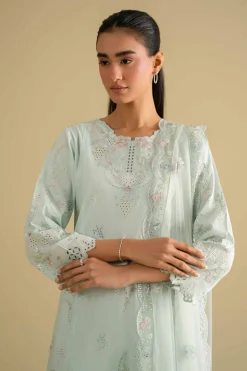 3 Piece - Embroidered Suit - KFE26-91