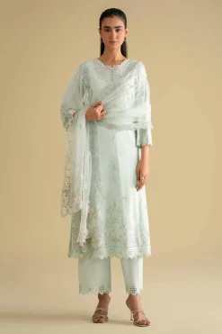 3 Piece - Embroidered Suit - KFE26-91