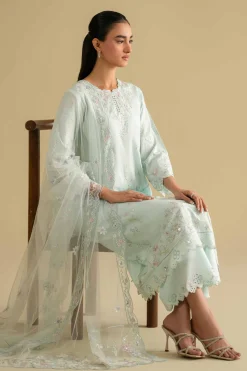 3 Piece - Embroidered Suit - KFE26-91