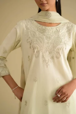 3 Piece - Embroidered Suit - KFE26-88