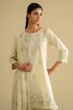 3 Piece - Embroidered Suit - KFE26-88