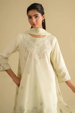 3 Piece - Embroidered Suit - KFE26-88