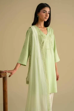 2 Piece - Embroidered Suit - KFE26-23