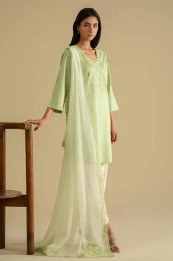 2 Piece - Embroidered Suit - KFE26-23