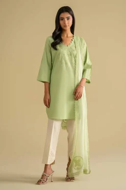 2 Piece - Embroidered Suit - KFE26-23