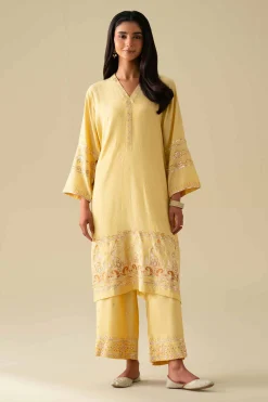 2 Piece - Embroidered Suit - KFE26-68