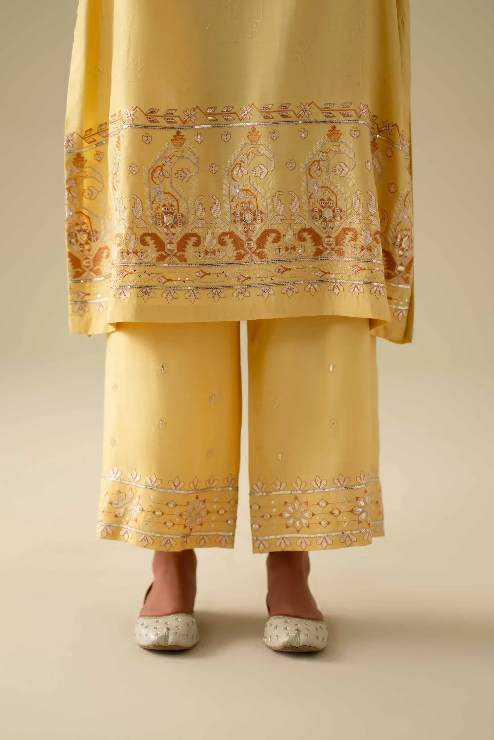 2 Piece - Embroidered Suit - KFE26-68