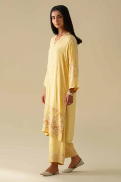 2 Piece - Embroidered Suit - KFE26-68