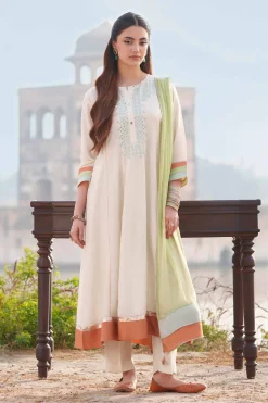 3 Piece - Embroidered Suit - KFE26-103