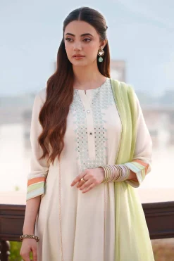 3 Piece - Embroidered Suit - KFE26-103
