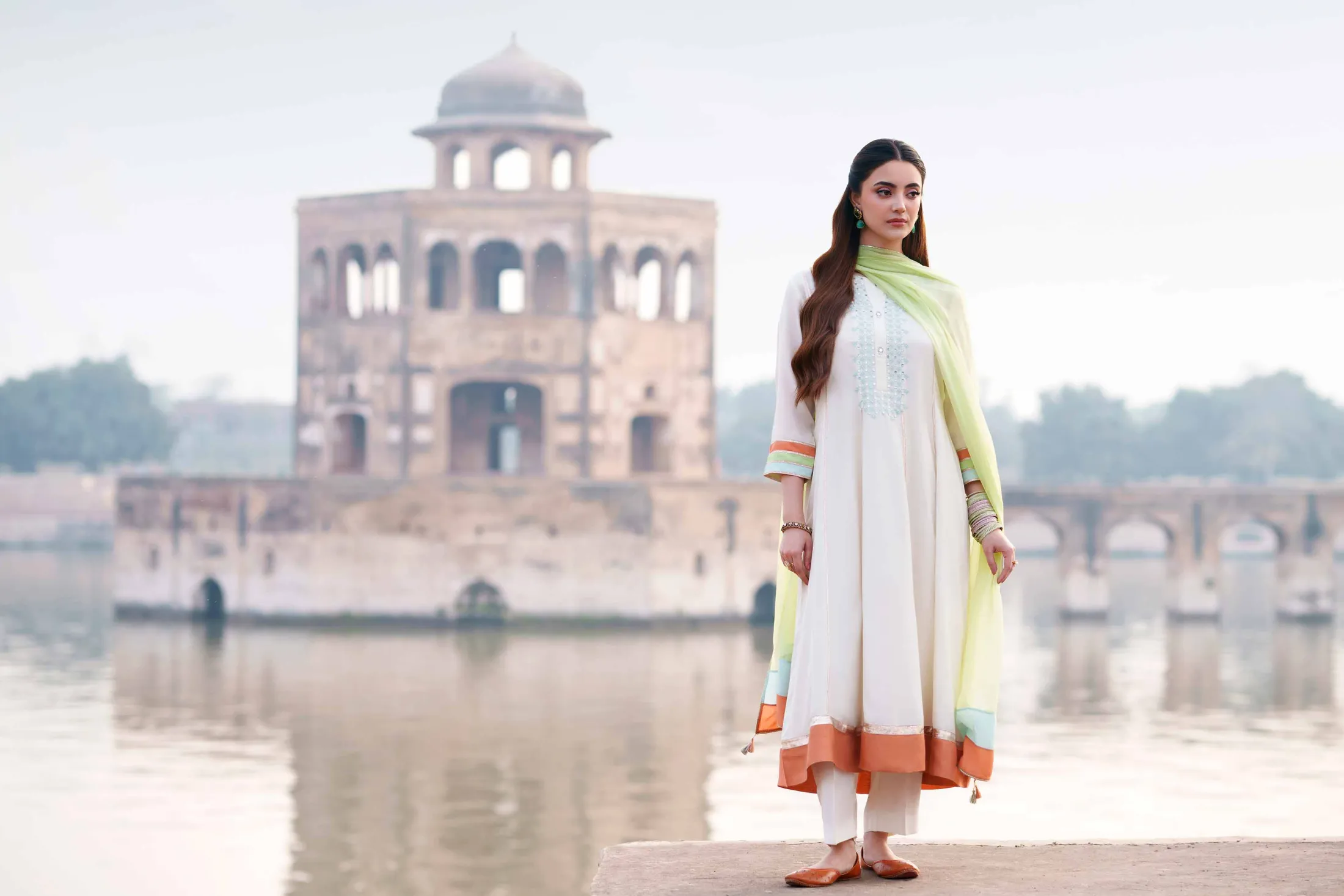 3 Piece - Embroidered Suit - KFE26-103