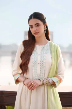 3 Piece - Embroidered Suit - KFE26-103
