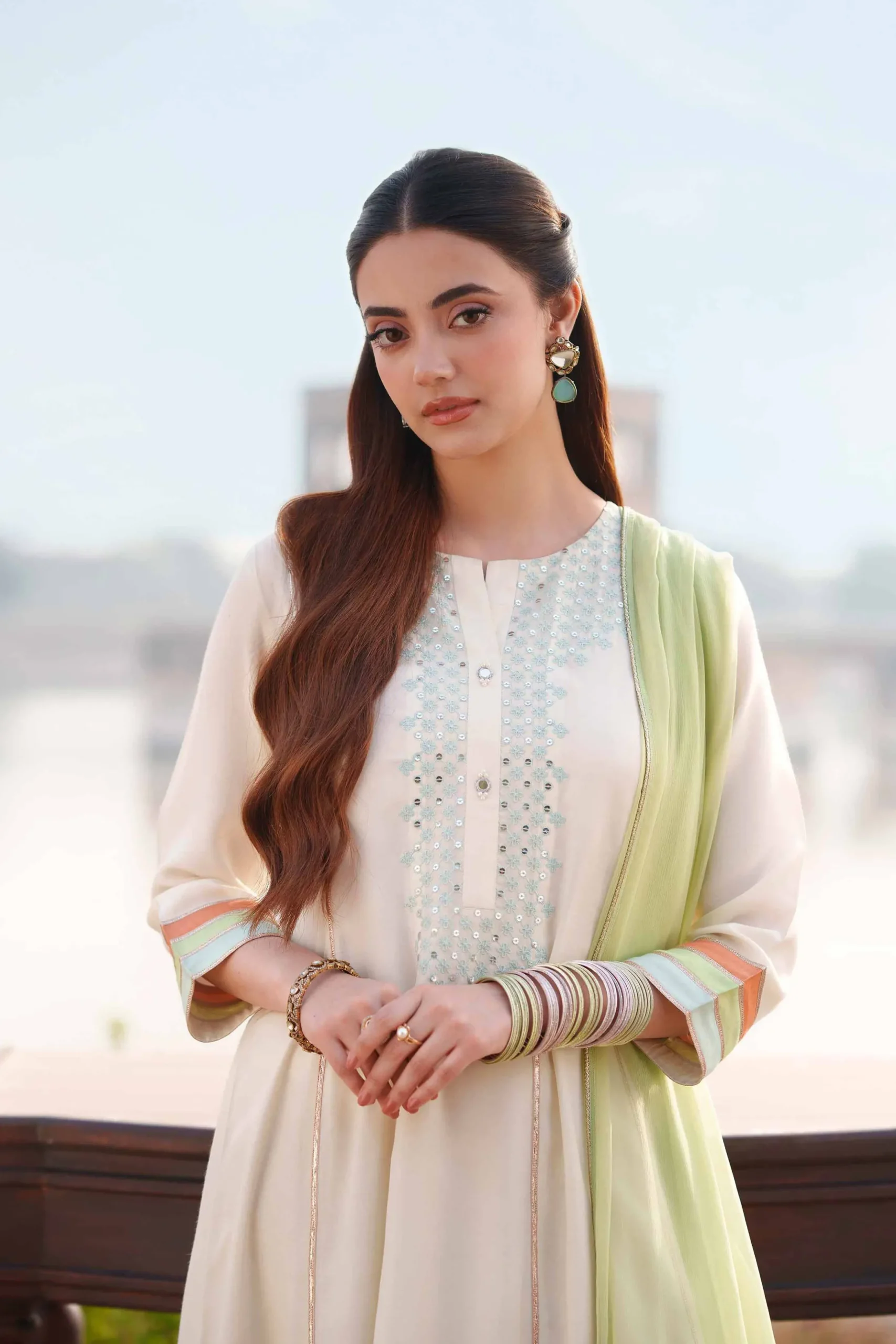 3 Piece - Embroidered Suit - KFE26-103