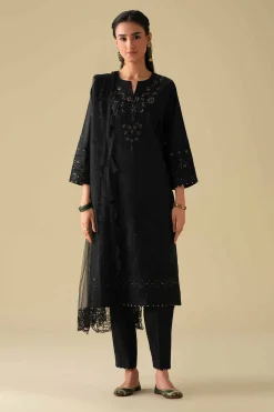 3 Piece - Embroidered Suit - KFE26-102