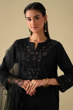 3 Piece - Embroidered Suit - KFE26-102