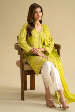 2 Piece - Embroidered Suit - KFE26-18
