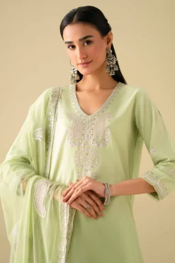 3 Piece - Embroidered Suit - KFE26-132