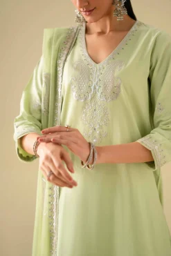 3 Piece - Embroidered Suit - KFE26-132
