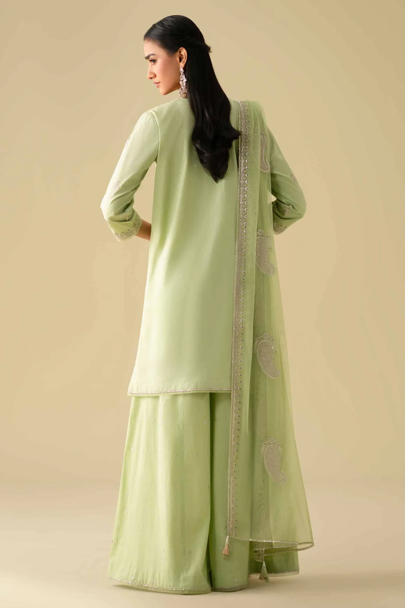 3 Piece - Embroidered Suit - KFE26-132