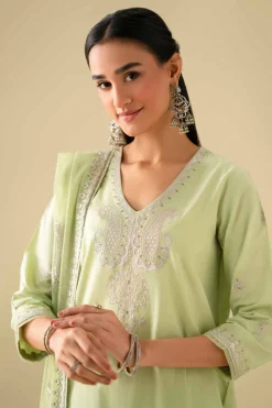 3 Piece - Embroidered Suit - KFE26-132