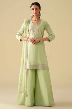 3 Piece - Embroidered Suit - KFE26-132