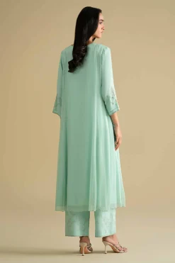 2 Piece - Embroidered Suit - KFE26-61