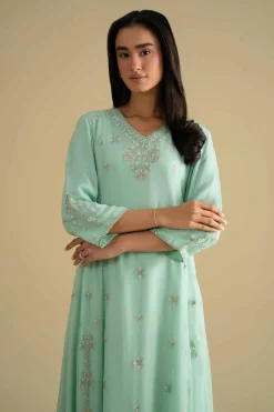 2 Piece - Embroidered Suit - KFE26-61