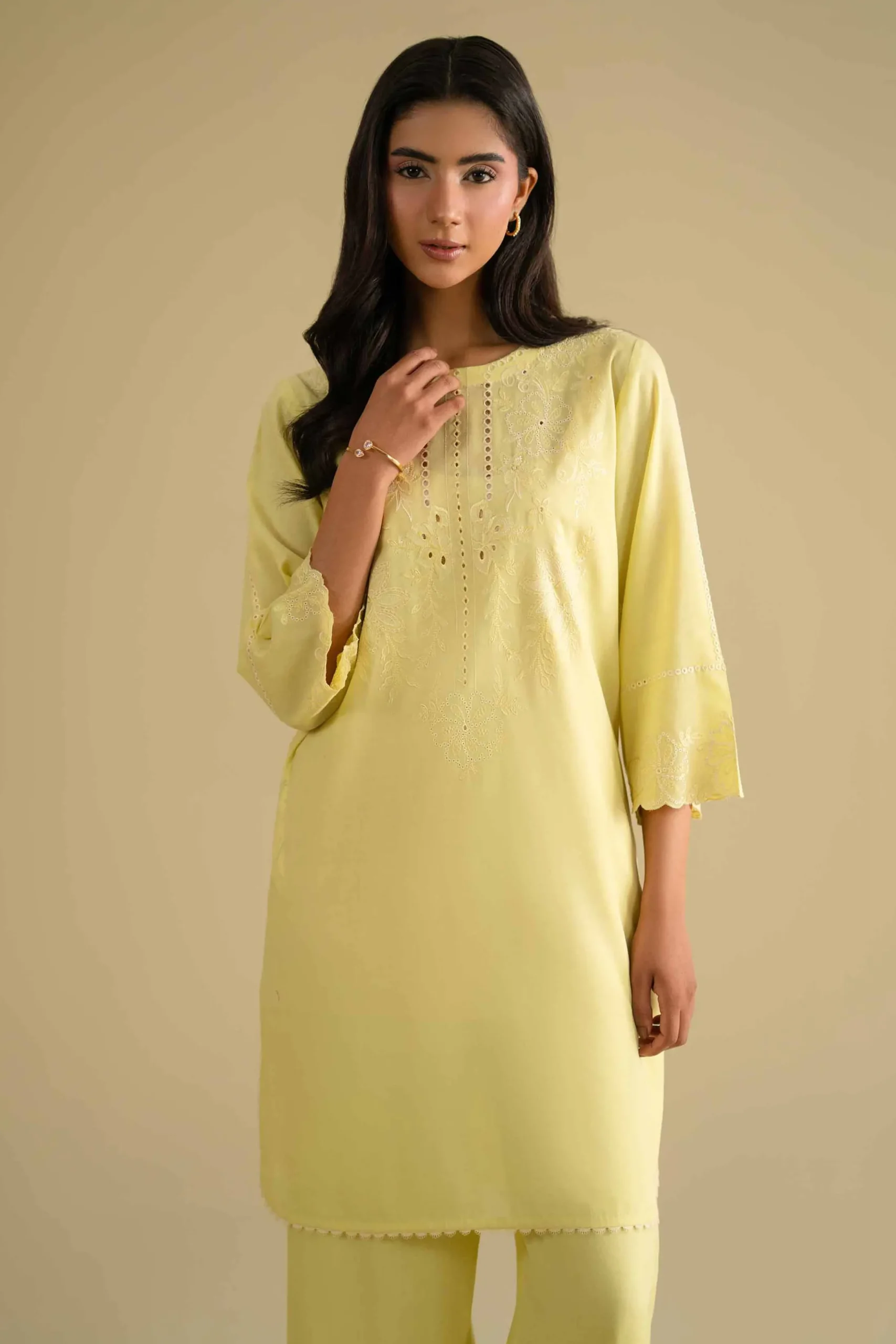 2 Piece - Embroidered Suit - KFE26-39