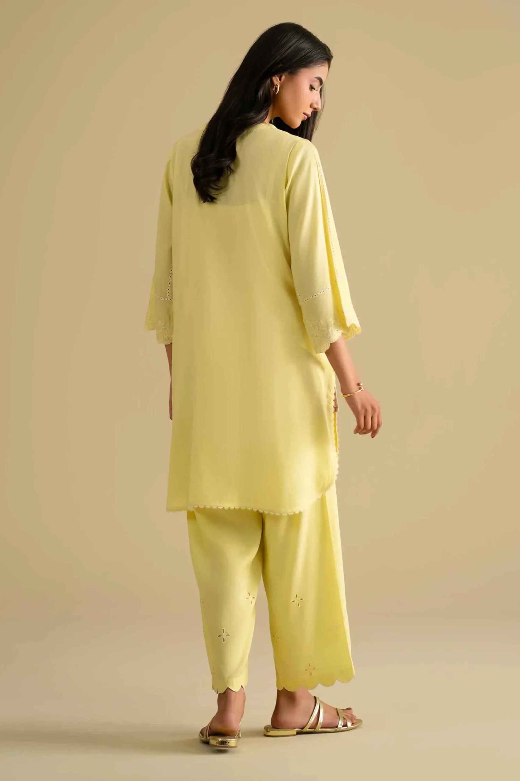 2 Piece - Embroidered Suit - KFE26-39