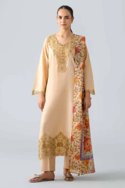 3 Piece - Embroidered Suit - PE26-118