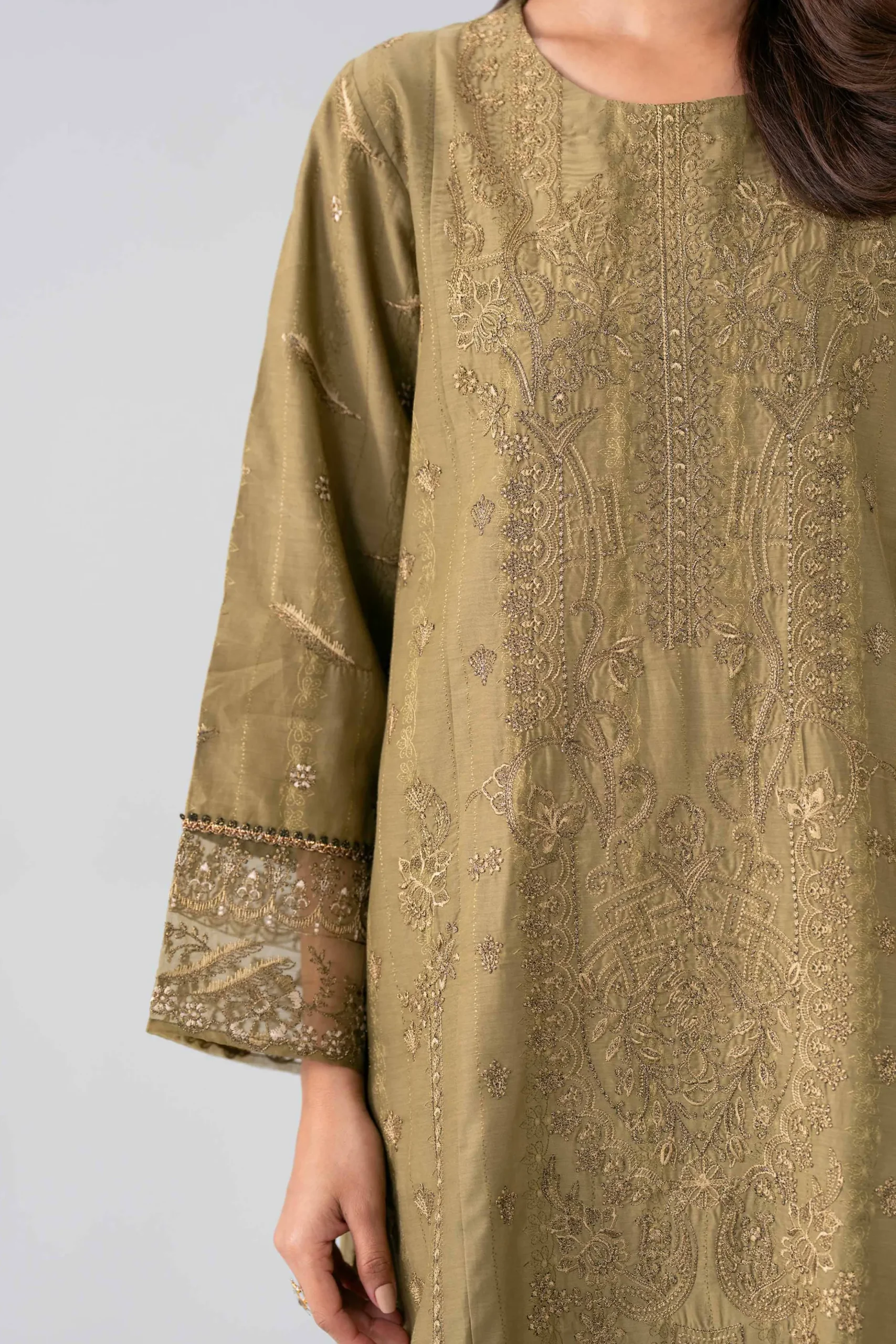 3 Piece - Embroidered Suit - PE26-120
