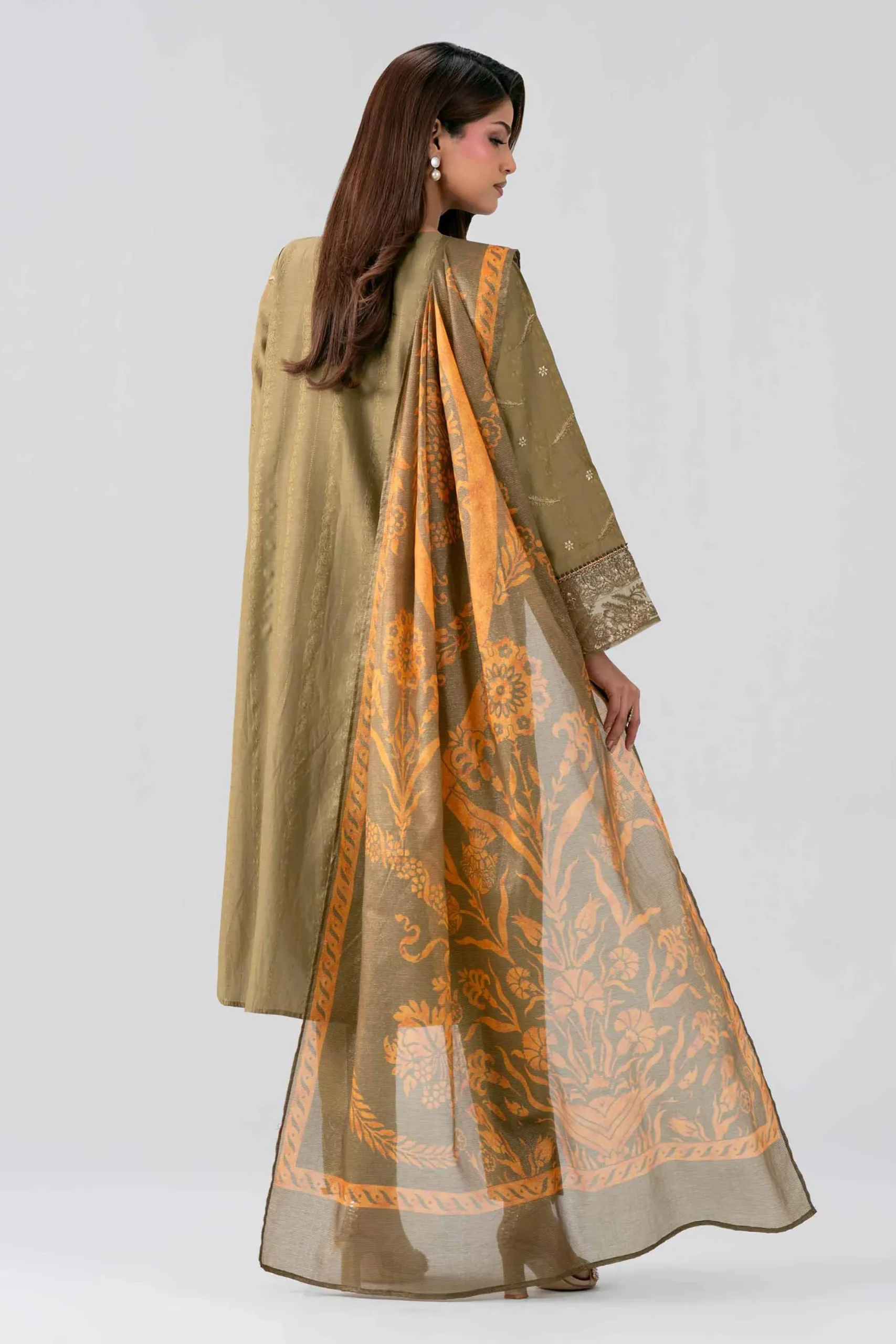 3 Piece - Embroidered Suit - PE26-120