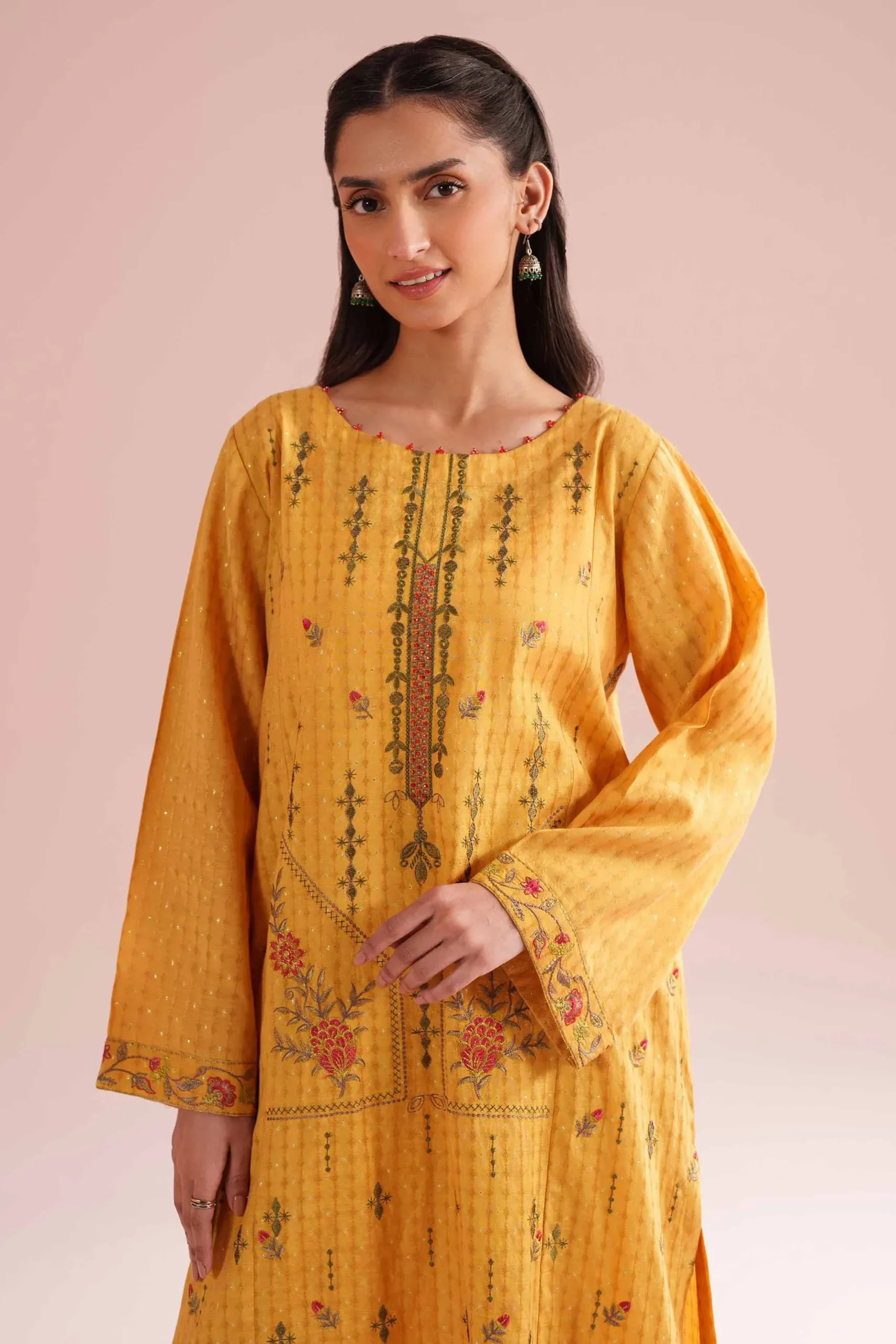 2 Piece - Embroidered Suit - PE26-60