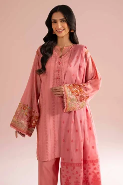 3 Piece - Embroidered Suit - PE26-73