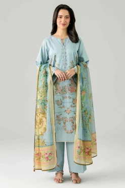 3 Piece - Embroidered Suit - PE26-320
