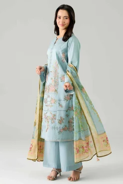 3 Piece - Embroidered Suit - PE26-320