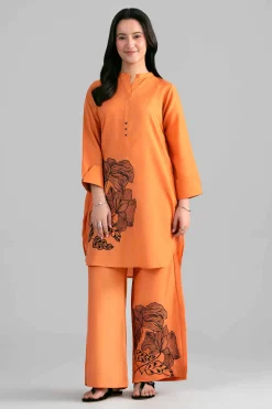2 Piece - Embroidered Suit - PE26-394
