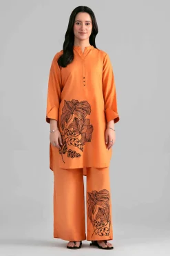 2 Piece - Embroidered Suit - PE26-394