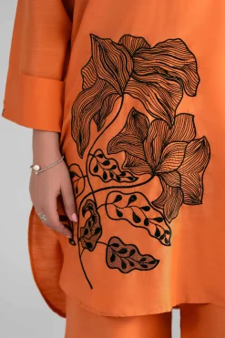 2 Piece - Embroidered Suit - PE26-394