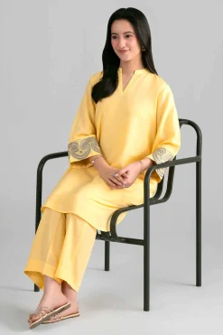 2 Piece - Embroidered Suit - PE26-396